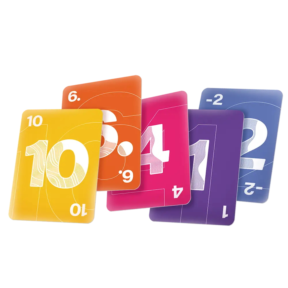 karty numeryczne gry planszowej klink